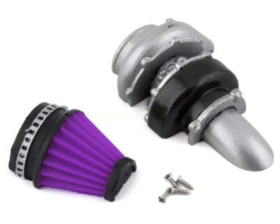 RC 1/10 Scale HALF TURBO CHARGER w/ FILTER V2 (1PC) -PURPLE-