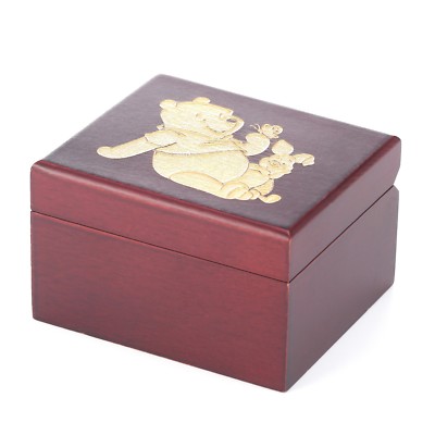 Japan Sankyo ( WINNIE THE POOH ) Wodden Wind Up Music box | eBay