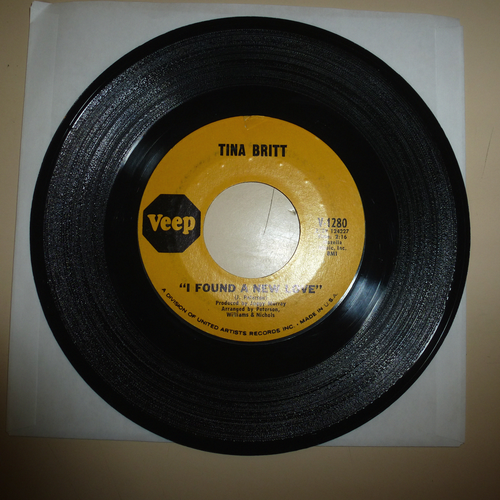 FUNK/NORTHERN SOUL 45 RPM RECORD - TINA BRITT - VEEP 1280 - Picture 2 of 2