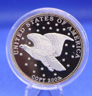 Famous Us Coins 1836 Gebrecht Dollar Modern 2003 Silver Plated Proof Coin