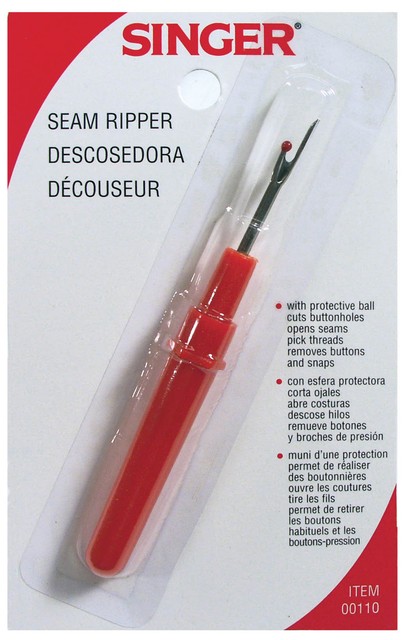 SINGER Seam Ripper 4-inch With Ball and Cover 081203 for sale online | eBay