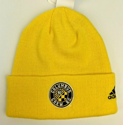 yellow adidas beanie
