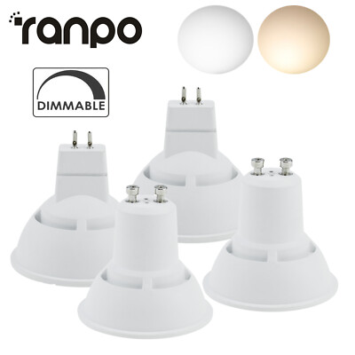 Dimmable LED Spot Light GU10 MR16 7W AC220V White Bulb For Home Office Lighting