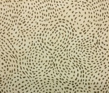 HOME ACCENTS PEBBLES BISCUIT BEIGE CHEETAH ANIMAL PRINT FABRIC BY THE YARD 54"W