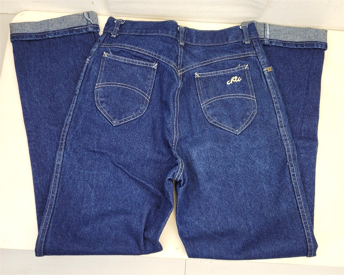 Vintage 1980's Chic Denim Blue Jeans Marked 15/16 Regular Vintage 1980's Chic Denim Blue Jeans Marked 15/16 Regular