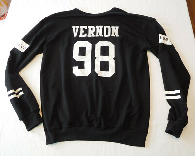 Seventeen Vernon 98 Long Sleeve Shirt Sweatshirt Large K Pop KPop