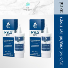 2 X Hylo Gel 10ml Collirio Ialuronico Ursapharm - SERVIZIO SPEDIZIONE STANDARD