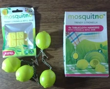 Mosquito 4× Tablecloth Hangers  With Citronella. Two Boxes/ Eight Total Hangers.