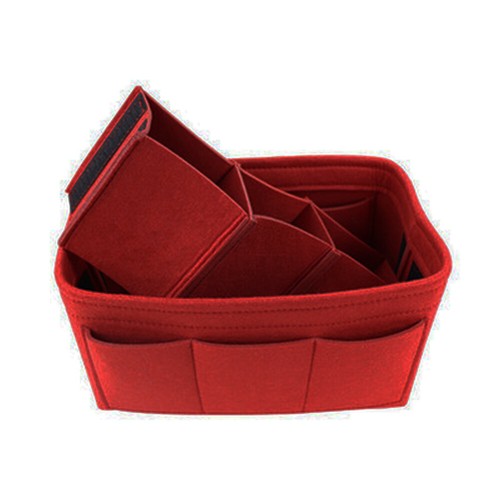 Cube Felt Insert Bag Purse Organizer Bag in Bag Fits Speedy 30 - Picture 3 of 5