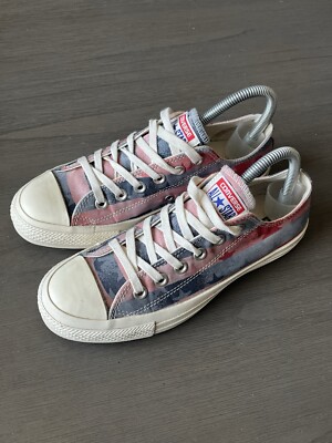 Converse Womens CT All Star Ox American Flag Casual Shoes Sneakers Sz 6.5