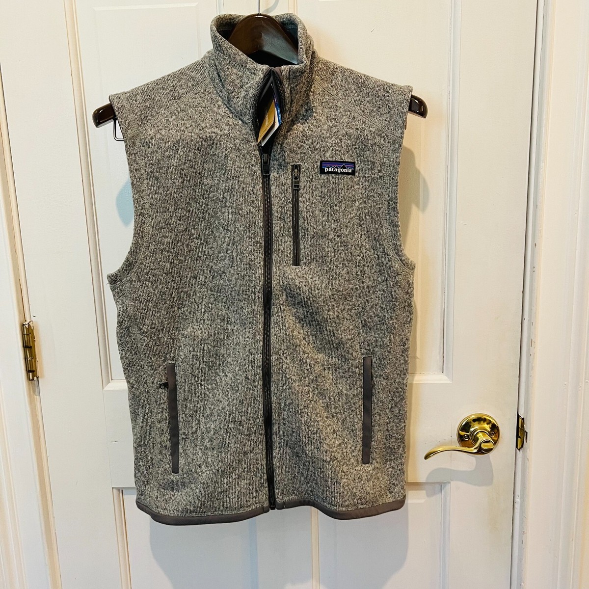 JP Morgan Patagonia Better Sweater Vest Men's Small Gray