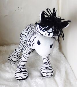 Goffa Int'l Jointed Plush Zebra - 15