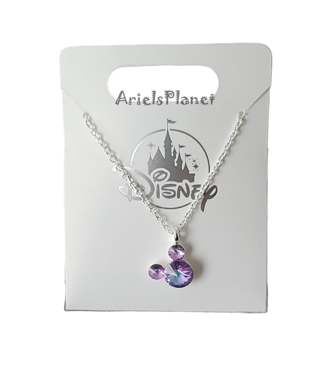 Little Mermaid Mickey Mouse Pendant Necklace Disney Parks Mickey