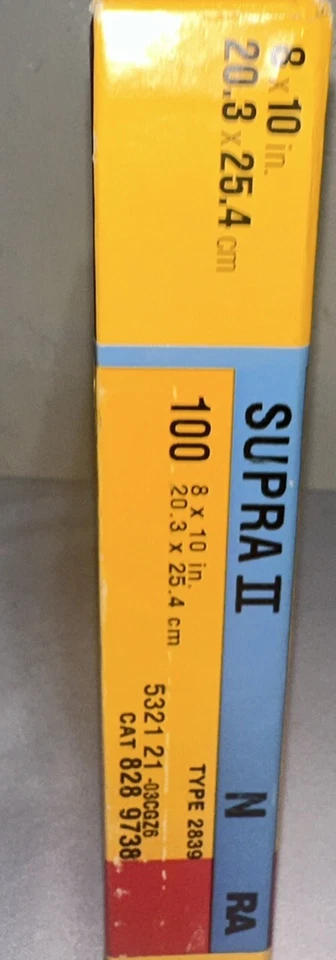 Kodak Professional EKTA Color Supra 2 100 8x10in 20.3x25.4 Cat 8289738 Typ2839 - Image 3 of 3
