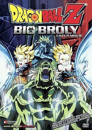 DRAGON BALL Z BIO BROLY UNCUT MOVIE DVD - Picture 1 of 1