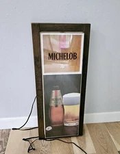 Vintage Michelob Light Up Beer Sign 34.5" 1970s Working