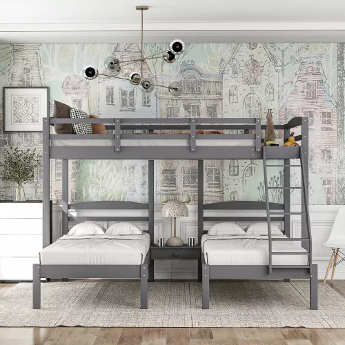 Full and twin clearance bunk bed frame