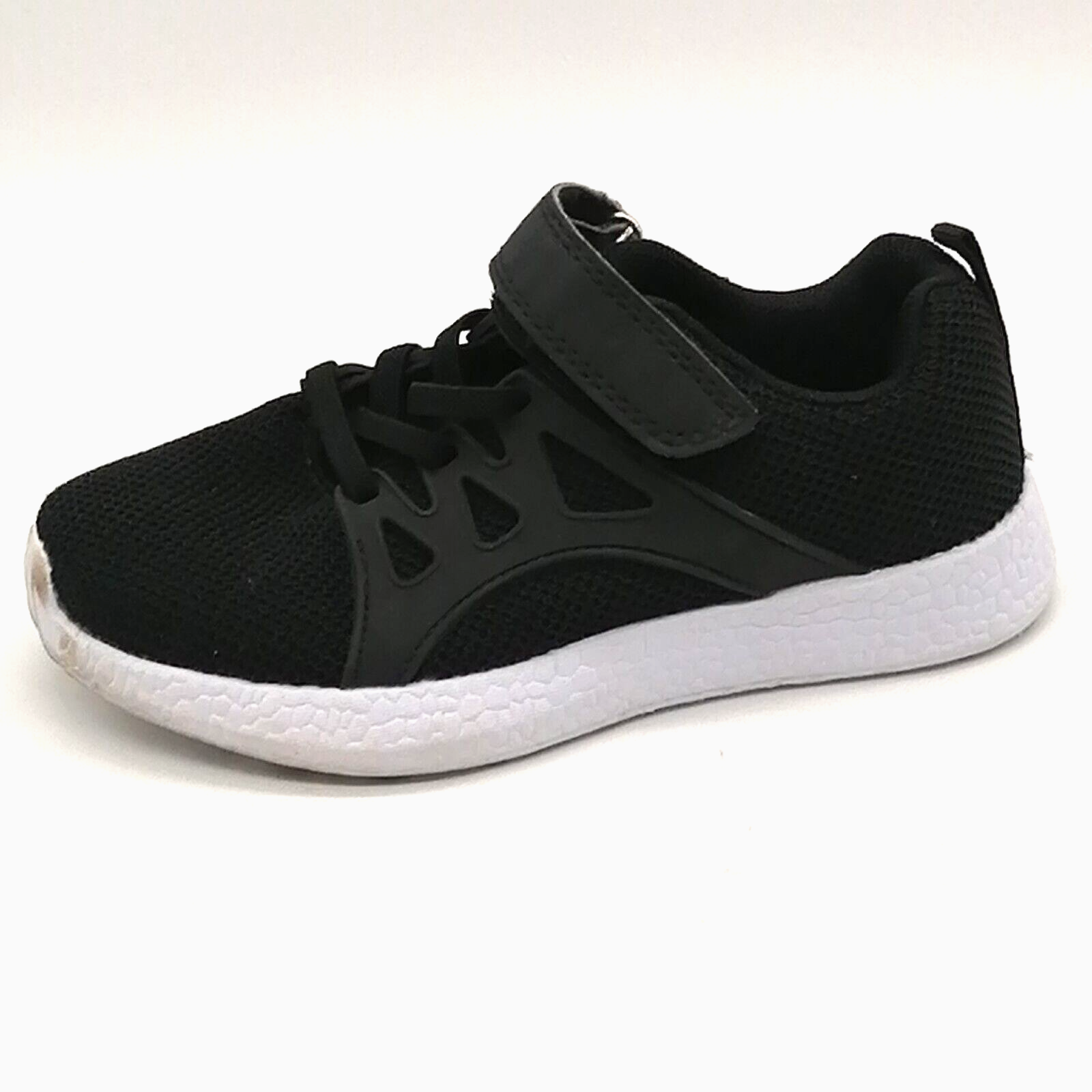 SAOLA Sneaker stringate bambini cinturino ad anello nero punta rotonda soletta imbottita 31 euro