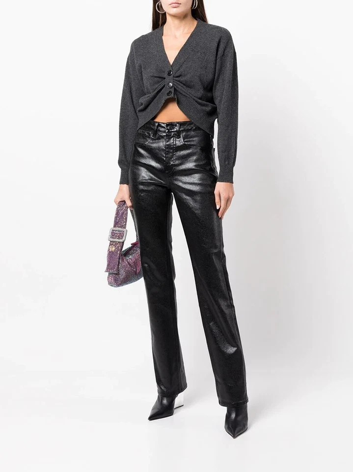 Новый ALEXANDER WANG V-образным вырезом укороченный кардиган размер S $562 - Изображение 4 из 4