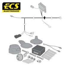 ECS 7 Pin Car Specific Towbar Electrics Wiring For Skoda Octavia Scout 2004-2013