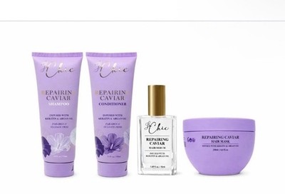 Le Chic-Bundle-Repairing Caviar Shampoo -Conditioner -Hair Mask AND Serum-$670