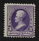 CKStamps: US Stamps Collection Scott#221 3c Jackson Mint LH OG