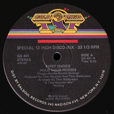 First Choice - Hold Your Horses (12'') (Very Good Plus (VG+)) - 3967540084