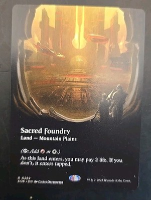 Sacred Foundry (Borderless) Edge of Eternities MTG Regular Near Mint 