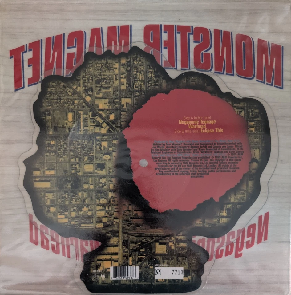 Monster Magnet Negasonic Teenage Warhead Picture Disc Vinyl Record VG+ 580978-7 - Image 2 of 2