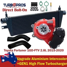 GEN1 High Flow Turbo Charger With Intercooler & Hoses For Toyota Fortuner 2.8L