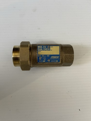 #ad 7U2 2 WATTS 1 FNPT BRONZE DUAL CHECK VALVE 1 X 1 150 PSI $38.90