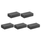 Graphite Block Ingot Rectangle Graphite Electrode Plate 40x22x10mm, Pack of 5