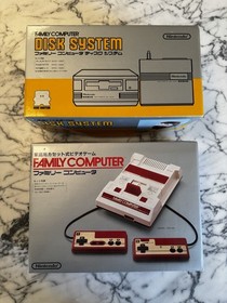 Nintendo Famicom & Disk System Consoles COMPLETE w/OG Boxes Paperwork Cables Etc