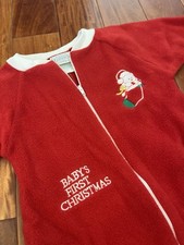 Vintage Baby  s First Christmas Sleeper 6/9m