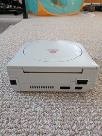 Sega Dreamcast HKT-3020 White Console with Controller and Cords, Works!
