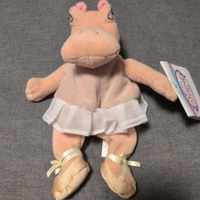 Unused Super Rare Disney Store Hippo Ballerina Plush Toy Fantasia