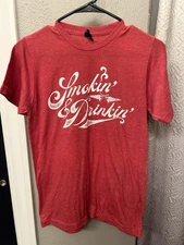 Miranda Lambert Smokin & Drinkin Concert T- Shirt Size Small