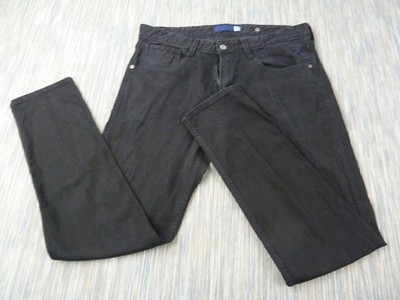 Replay RBJ Herren Jeans W36 L32 Schwarz Denim Slim Fit Stretch Italienischer Designer M94