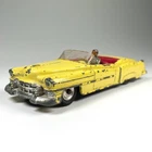 Vintage ~1957-63 DINKY TOYS #131 Yellow CADILLAC ELDORADO England Toy Vehicle