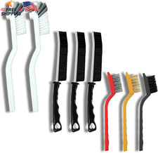 Crevice Cleaning Brush Set Hard Bristle Multi-Purpose for Kitchen Bathroom Grout