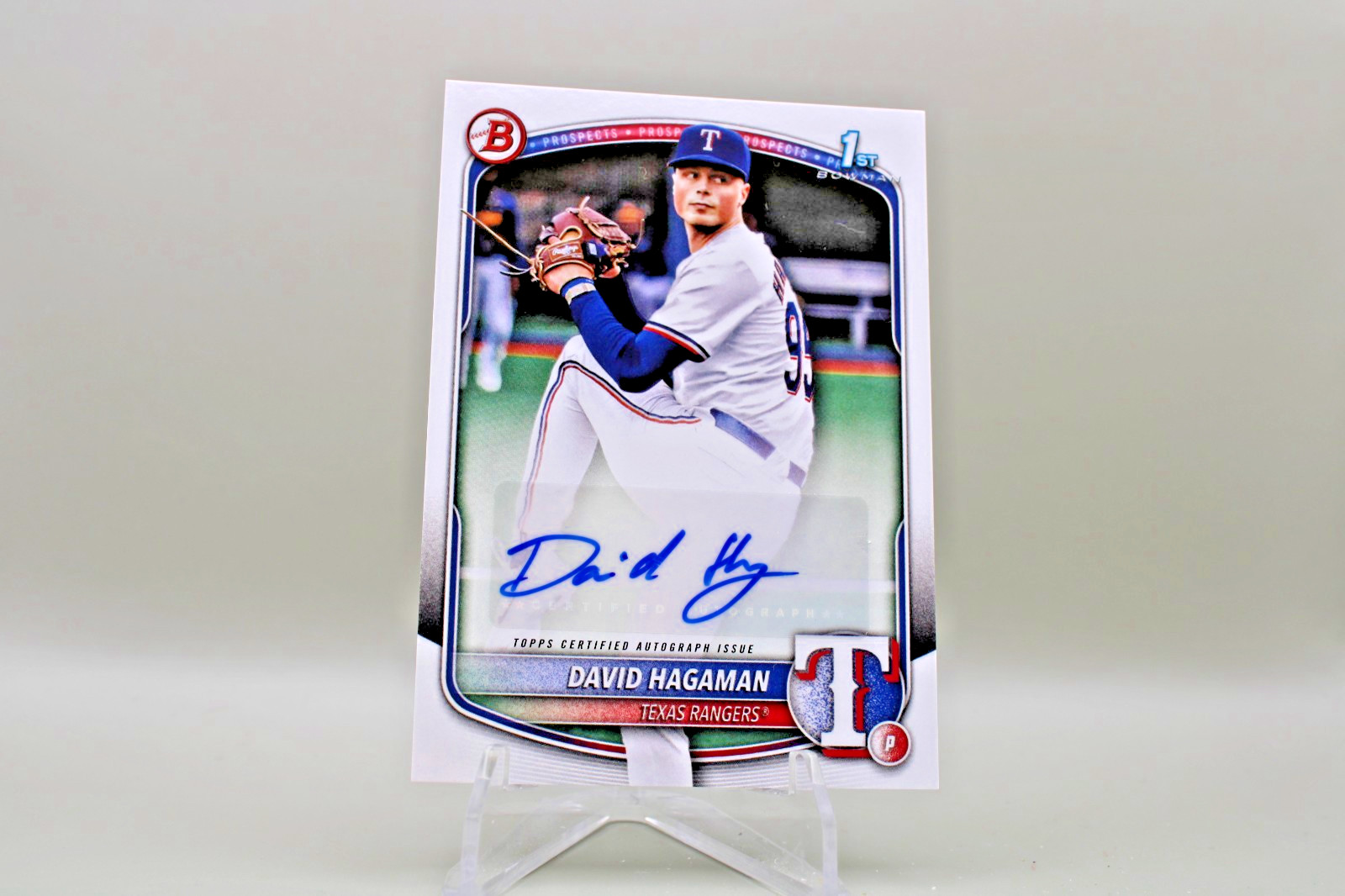 2025 Bowman Paper Autograph David Hagaman #BPA-DH
