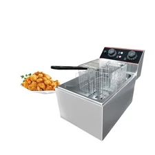 8.4QT Commercial Deep Fryer w/ Basket Electric Stainless Steel Deep Fryer 1800W