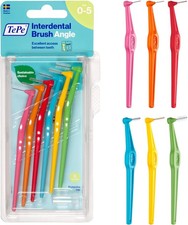 TePe Pack of 6 Interdental Brush Angle, Angled Dental for Multi - Mixed