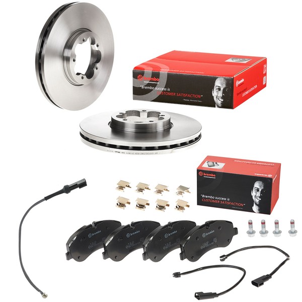Brembo Bremsscheiben Ø308Mm + BeläGe Vorne + WK FüR Ford Tourneo Transit Custom-image