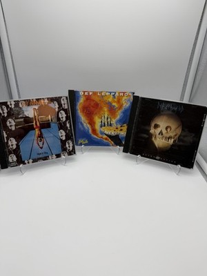 Def Leppard CD Lot of 3 - High  n  Dry, First Strike, Retro Active Vintage EX