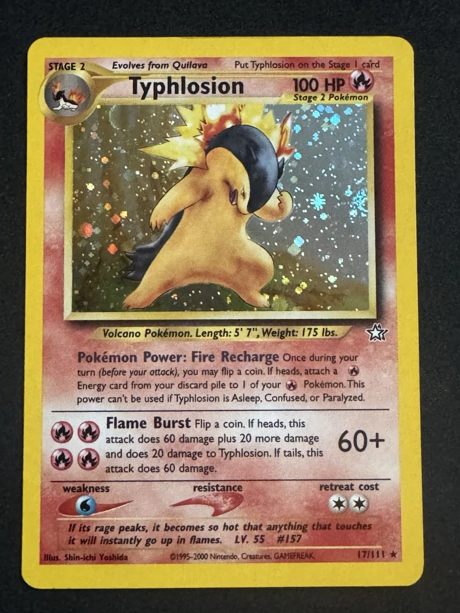 25+ Typhlosion 17/111 Neo Genesis for sale | Updated Oct 2026