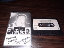 JIMMY JAMES AND THE VAGABONDS LIVE - CASSETTE TAPE ALBUM 1984