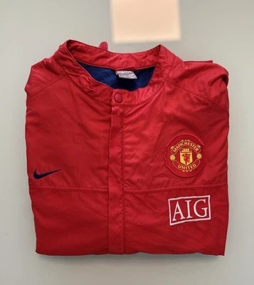 Nike Manchester United AIG Jacket XXL 2008 2009 Vintage 287627-666 - Photo 1/4