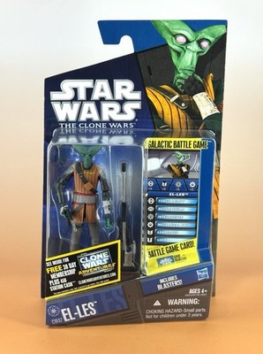 Star Wars The Clone Wars EL-LES Bounty Hunter Actionfigur CW47 (2011)