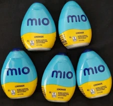 5 Mio LEMONADE LEMON Squeeze Water Liquid Enhancer 1.62 oz Mix Juice Drink Mix 